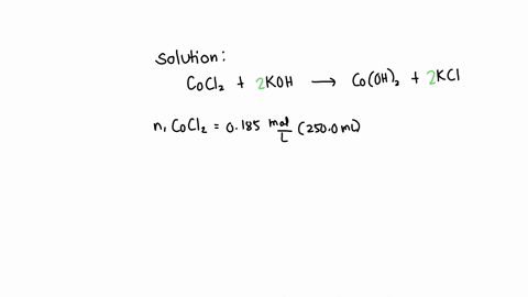 what-mass-of-precipitate-in-g-is-formed-when-2500-ml-of-0185-m-cocl2-is-mixed-with-excess-koh-in-the-following-chemical-reaction-cocl2aq-2-kohaq-cooh2s-2-kclaq-96517