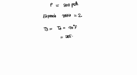 the-working-substance-for-a-carnot-cycle-is-8-lb-of-air-the-volume-at-the-beginning-of-isothermal-expansion-is-9-cubic-feet-and-the-pressure-is-300-psi-the-ratio-of-expansion-during-the-addi-74554