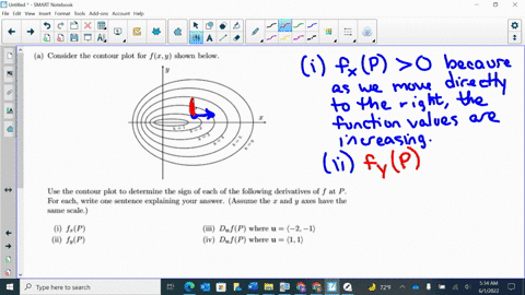 consider-the-contour-plot-for-f-shown-below-use-the-contour-plot-t0-determine-the-sign-of-each-of-the-ollowing-derivatives-of-f-at-p_-for-each_-write-one-sentence-explaining-your-answer-assu-70784