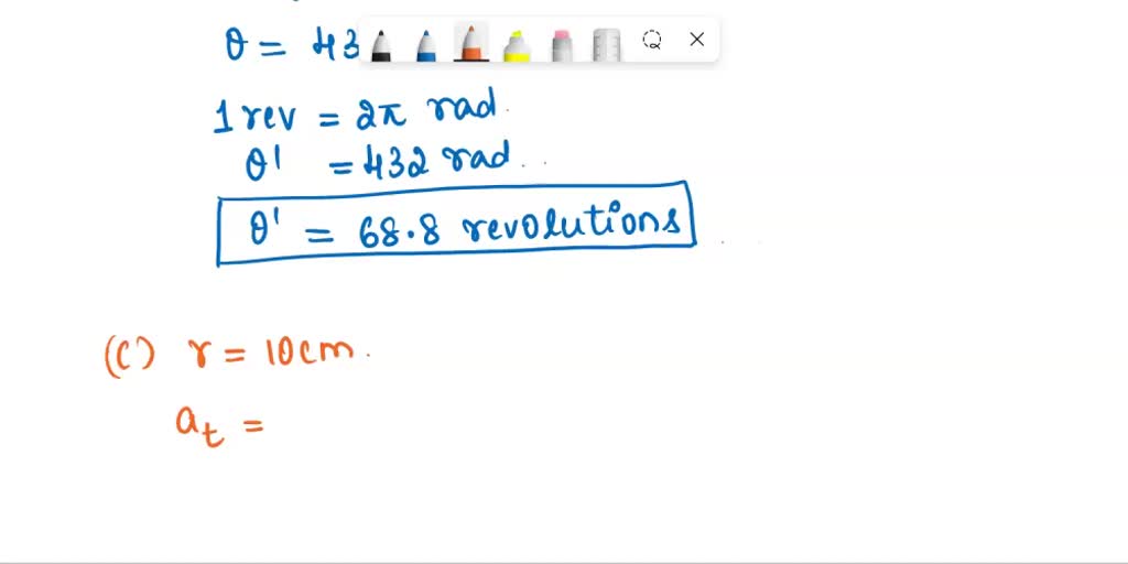 SOLVED The rotating blade of a blender turns with a constant angular