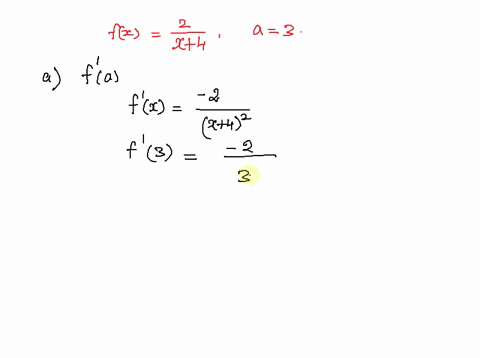 a-for-the-following-function-find-f-a-b-determine-an-equation-of-the-line-tangent-to-the-graph-of-f-at-afa-for-the-given-value-of-a-2-fx-a3-x4-2-simplify-your-answer-49-a-f-a-b-the-equation-34341
