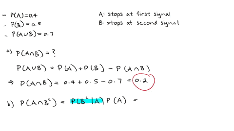 the-route-used-by-certain-motorist-in-commuting-work-contains-intersections-with-traffic-signals-the-probability-that-he-must-stop-at-the-first-signal-is-04_-the-analogous-probability-for-th-43682