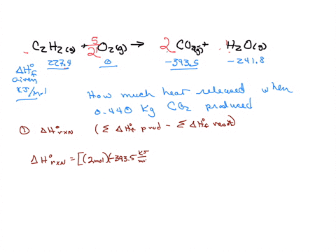 consider-the-following-reaction-c2h2-g-o2-g-52-co2-g-h2o-g-given-of-co2-g-3935-kjmol-h2o-g-2418-kjmol-and-for-c2h2-g-2274-kjmol-calculate-for-this-reaction-how-many-kj-of-heat-is-released-wh-81027