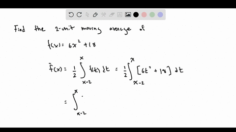 find-the-2-unit-moving-average-of-the-given-function-fx-6x2-18-45526
