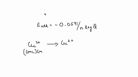 41-copper-electrodes-are-placed-into-two-aqueous-solutions-of-copperii-sulfate-at-25-oc-one-compartment-contains-a-10-m-solution-while-the-other-compartment-contains-a-010-m-solution-the-two-62296