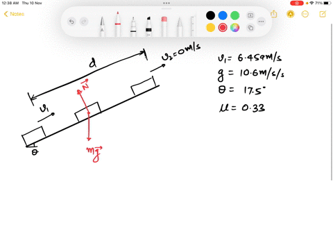 motion-on-incline-level-2-use-newtons-laws-to-find-the-distance-the-block-will-travel-along-the-incline-based-on-the-conditions-that-are-presented-to-you-below-when-you-are-ready-to-check-yo-46224