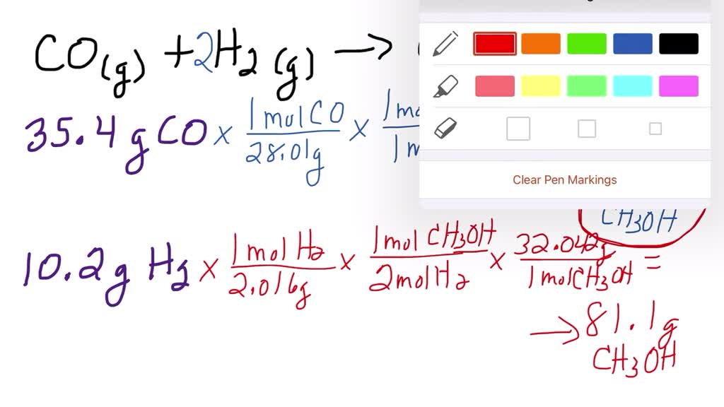 SOLVED Methanol, CH3OH, is prepared industrially from the gas phase