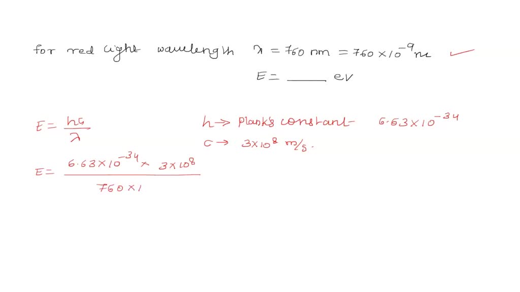SOLVED: A quantum dot emits blue colour of approximate wavelength 475 ...