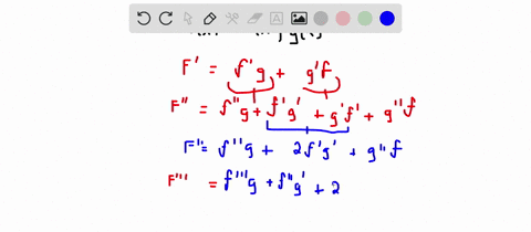 a-if-fx-fxgx-where-f-and-g-have-derivatives-of-all-orders-show-that-f-f-g-2fg-fg-b-find-similar-formulas-for-f-and-f4-c-guess-a-formula-for-fn-2