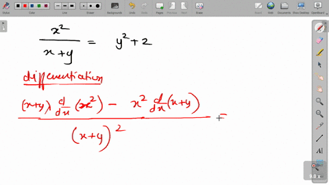 find-dydx-by-implicit-differentiation-x2x-y-y2-2