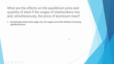 what-are-the-effects-on-the-equilibrium-price-and-quantity-of-steel-if-the-wages-of-steelworkers-rise-and-simultaneously-the-price-of-aluminum-rises-81014
