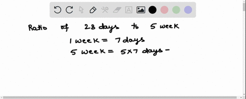 find-the-ratio-of-28-days-to-5-weeks-in-simplest-form-58726