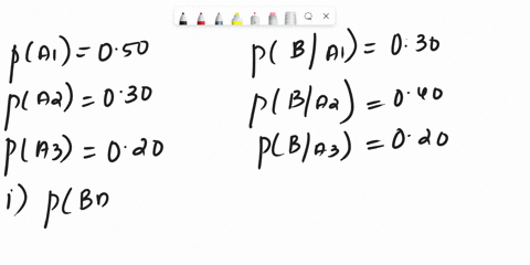 the-prior-probabilities-for-events-a1-a2-and-a3-are-pa1-050-pa2-030-and-pa3-020-the-conditional-probabilities-of-event-b-given-a1-a2-and-a3-are-pb-a1-030-pb-a2-040-and-pb-a3-020-assume-that-79542