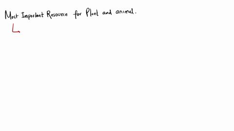 plants-and-animals-need-a-variety-of-resources-to-carry-out-and-maintain-life-processes-the-most-important-of-these-resources-is-16185