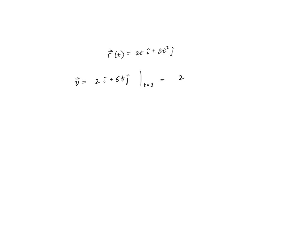 SOLVED: A particle moves in the x-y plane such that its position is ...