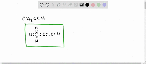 Draw the Lewis structure of CH3CCBr and then choose the appropriate set ...
