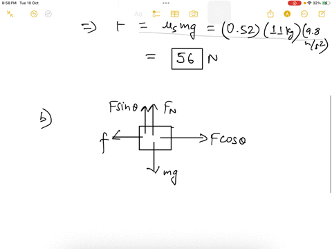 an-11-mathrmkg-block-of-steel-is-at-rest-on-a-horizontal-table-the-coefficient-of-static-friction-be-57046