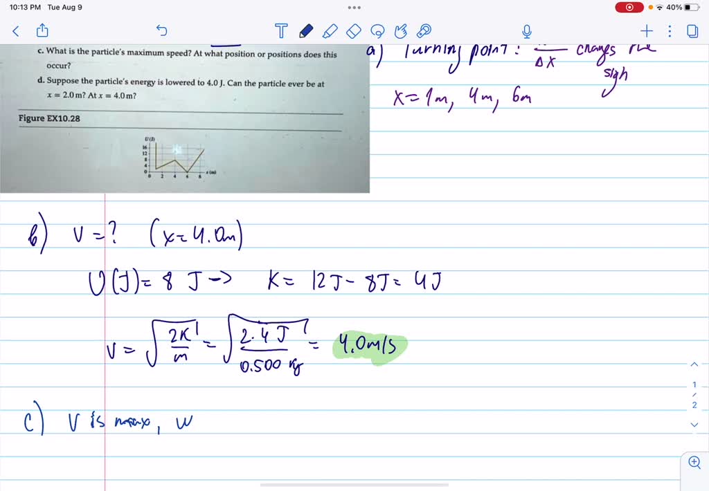 solved-figure-ex1o-28-shows-the-potential-energy-of-a-500-g-particle