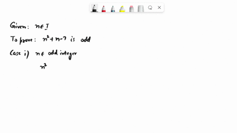 prove-that-if-n-is-an-integer-then-n2-n-7-is-odd-give-a-formal-proof-81335