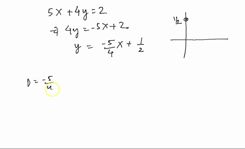given-the-equation-5x-4y-2-answer-the-following-questions-a-is-the-slope-of-the-line-described-by-this-equation-positive-or-negative-b-as-x-increases-in-value-does-y-increase-or-decrease-c-i-94118