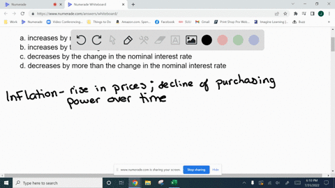if-expected-inflation-is-constant-then-when-the-nominal-interest-rate-increases-the-real-interest-rate-increases-by-more-than-the-change-in-the-nominal-interest-rate-increases-by-the-change-39358