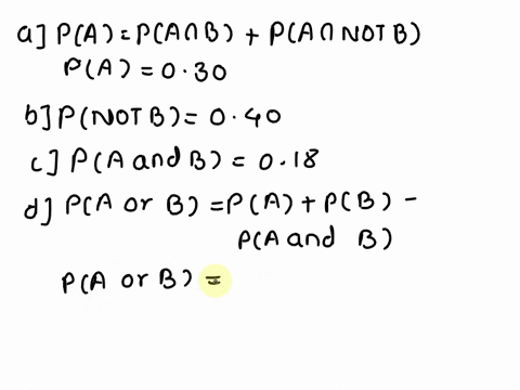 2-given-the-following-probability-table-find-the-probability-below-and-round-your-answers-to-decimal-places-see-formula-on-the-first-page-nol-a-a-1-pt-pa-b-1-pt-pnot-b-018-042-c-1-pt-pa-and-35275