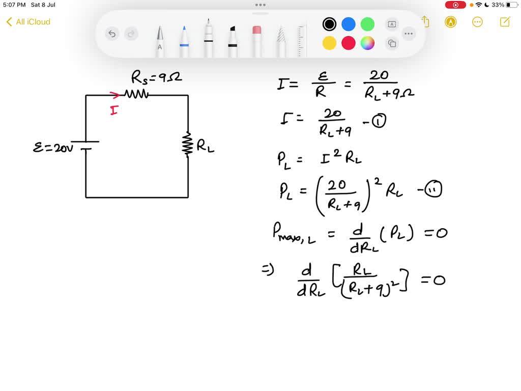 SOLVED How Many Ohms Should The Value Of Resistance RL In 
