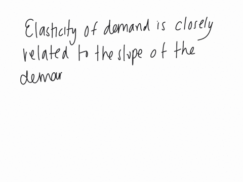 elasticity-of-demand-is-closely-related-to-the-slope-of-the-demand-curve-what-is-the-slope-when-demand-elasticity-is-greater-a-steeper-b-further-to-the-right-c-flatter-d-closer-to-the-vertical-axis