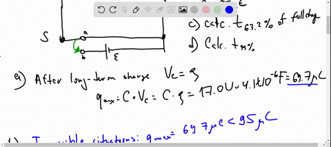 in-the-circuit-shown-in-the-figure-170v-and-c-41f-initially-the-capacitor-is-discharged-and-the-switch-is-in-the-a-position-the-switch-is-then-moved-to-position-b-so-the-capacitor-begins-to-charge-a-c