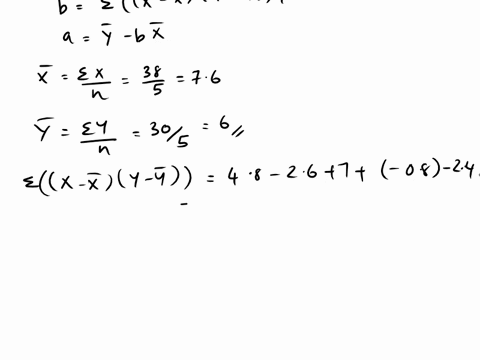 1-for-the-data-given-below-find-x-6-5-9-8-10-y-3-7-11-4-5-a-calculate-the-equation-of-the-regression-line-y-abx-b-use-it-to-find-when-x-7-c-also-calculate-karl-pearsons-co-efficient-of-corre-23829