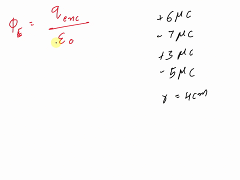 calculate-the-electric-flux-through-a-gaussian-spherical-surface-of-radius-cm-if-the-surface-contains-the-following-electric-charges-6-ac-7pc-3-pc-and-suc-draw-the-system-and-calculate-the-m-03273