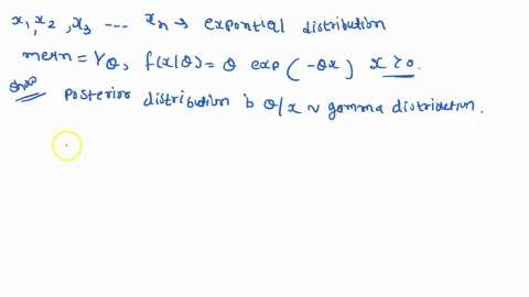 4_-let-x_xzmx-be-a-random-sample-from-an-exponential-distribution-with-mean-10-fx0-0-exp-ox-for-x-0-and-assume-that-the-prior-density-of-also-is-exponential-with-mean-lp-where-b-is-known_-a-69373