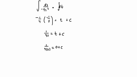 1-a-particle-is-moving-along-straight-line-such-that-its-velocity-is-defined-as-v-4s2-ms-where-is-in-meters_-a-find-the-velocity-and-acceleration-as-functions-of-time-if-s-2-m-when-t-0-s_-b-02674
