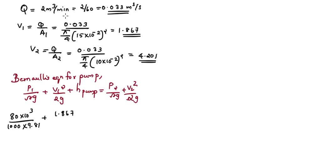 SOLVED Water With A Specific Volume Of 0 001 M 3 kg Flows Through A solved-water-with-a-specific-volume-of-0-001-m-3-kg-flows-through-a
