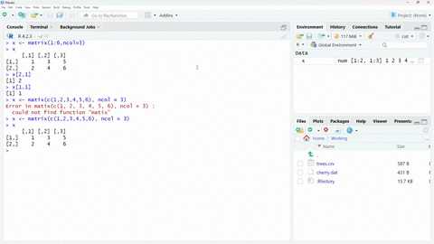 using-r-create-two-matrices-one-should-be-2x3-with-values-123456-written-column-wise-so-x111-x212-etc-and-one-should-be-3x2-with-values-1-1-0-0-0-1-a-how-do-you-specify-the-number-of-columns-b-try-to