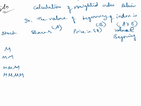 question2-4points-save-answer-you-use-the-following-four-stocks-to-create-an-indexmmmmmmand-mmmm-their-respective-total-numbers-of-shares-outstanding-are-160-125-82-and-65-millions-the-begin-04615