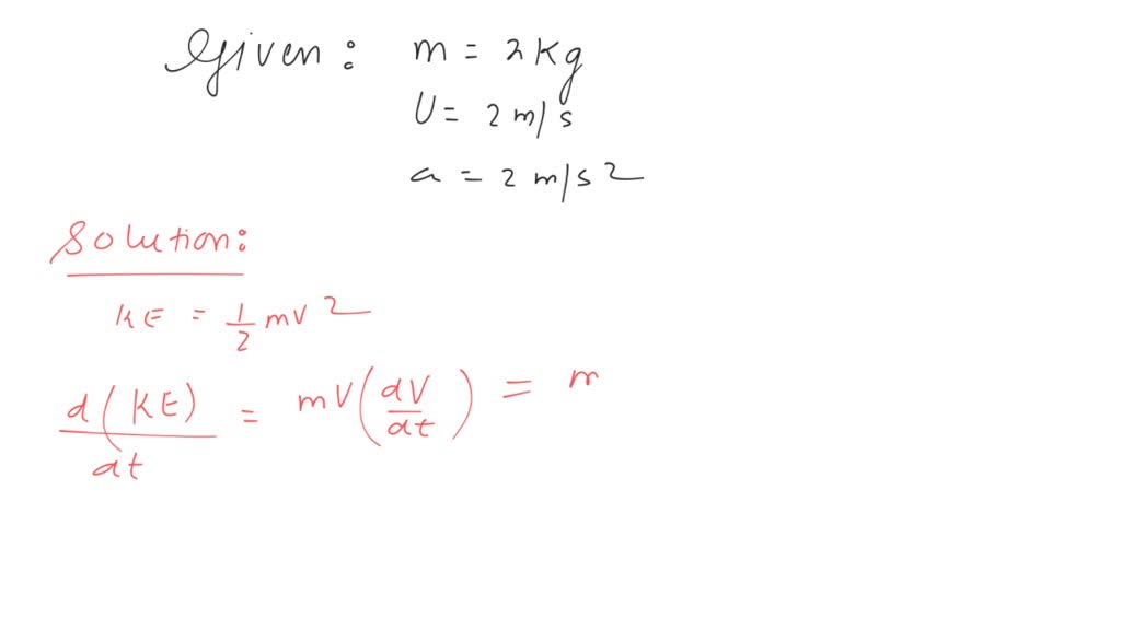 SOLVED: The energy of an isolated system moving in a straight-line ...