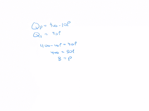 a-perfectly-competitive-market-has-the-following-demand-and-supply-curves-qd-400-10p-qs-40p-the-government-imposes-a-20-tax-on-each-unit-sold-compute-the-government-tax-revenue-from-this-market