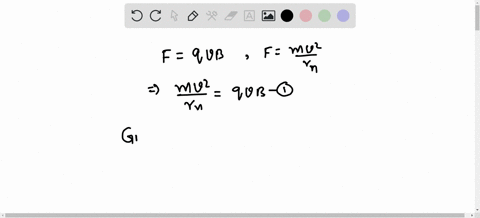 a-particle-of-charge-q-and-mass-m-moving-with-a-constant-speed-v-perpendicular-to-a-constant-magneti-06309