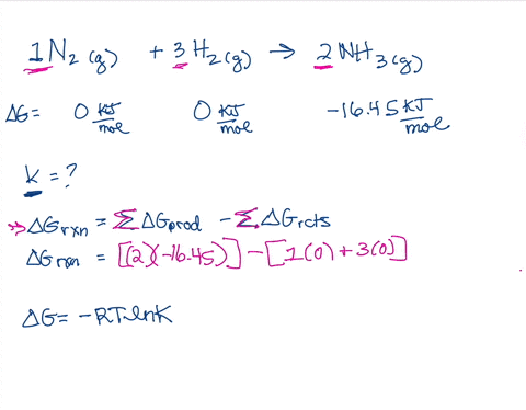 calculate-the-equilibrium-constant-of-the-following-reaction-at-298-k-nxg-3hxg-2nhsg-given-that-ag-nh3-1645-kj-mol-1-agsn2-0-kj-mol-i-and-a-g-0h2-0-kj-mol-96832