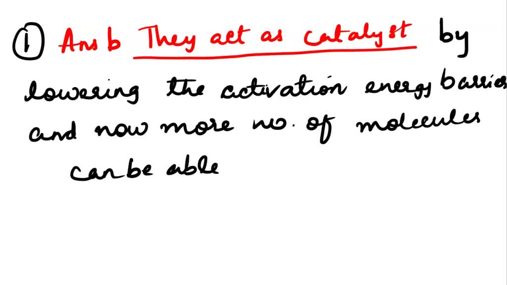 SOLVED Enzymes are proteins that speed up chemical reactions in the