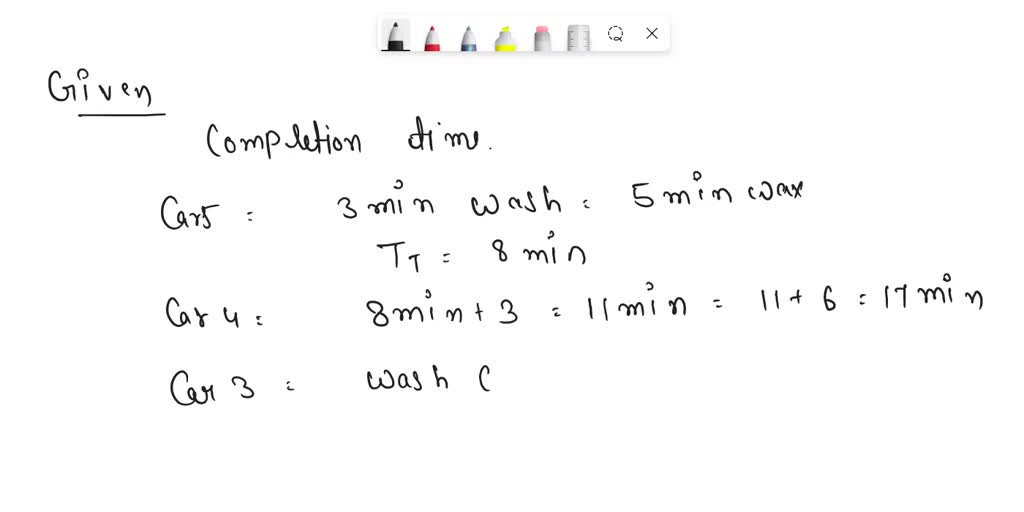 1. So, what is your average total cost for washing 85 cars? (Round to