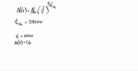 the-half-life-of-the-radioactive-isotope-239pu-is-24200-years-if-the-amount-of-the-radioactive-material-is-16-grams-after-1000-years-use-the-decay-model-to-find-the-initial-quantity-in-grams-22814