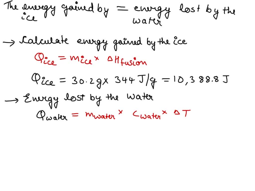 SOLVED: A calorimeter contains 145 g of water at 35.0°C. A 25.7-g ...