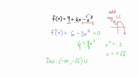 let-fx96xx3-find-the-open-intervals-on-which-f-is-increasing-decreasing-then-determine-the-x-coordinates-of-all-relative-maxima-minima-1-f-is-increasing-on-the-intervals-2-f-is-decreasing-on-75736