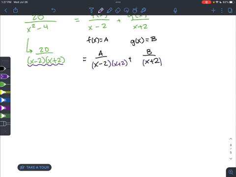the-partial-fraction-decomposition-of-20-x-2-4-can-be-written-in-the-form-of-f-x-x-2-g-x-x-2-where-f-x-g-x