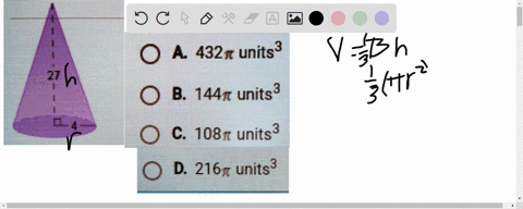 what-is-the-volume-of-the-cone-below-a-432-units-3-b-1447-units-3-c-1087-units-3-d-2167-units-3-quatton-6-0-10-what-is-the-volume-i-the-cone-below-o-a-432n-units-27-0-b-1447-units-3-c-4-0-c-71888