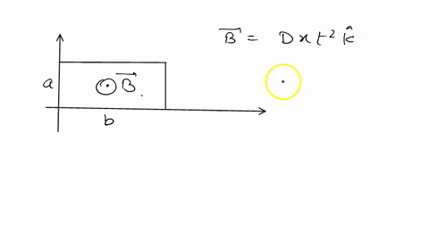 5-find-the-magnitude-and-direction-of-the-induced-emf-around-the-rectangular-loop-of-sides-a-and-b-as-shown-in-figure-if-the-magnetic-field-is-given-by-b-dxtzk-where-d-is-a-constant-and-t-is-77595