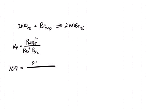 consider-the-equilibrium-system-described-by-the-chemical-reaction-below-for-this-reaction-kp-109-at-298-k-if-the-equilibrium-partial-pressures-of-brz-and-nobr-at-00159-atm-and-00768-atm-res-42604