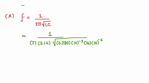 a-140-f-capacitor-is-charged-by-a-1450-v-power-supply-then-disconnected-from-the-power-and-connected-in-series-with-a-0280-mh-inductor-part-a-calculate-the-oscillation-frequency-of-the-circu-50532